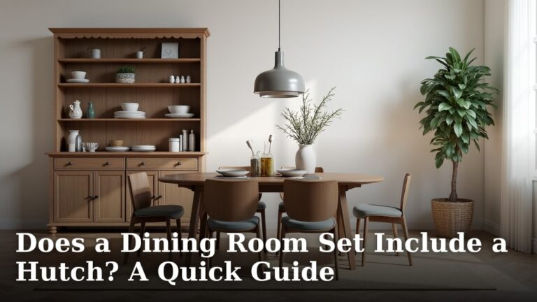 Does a Dining Room Set Include a Hutch? A Quick Guide