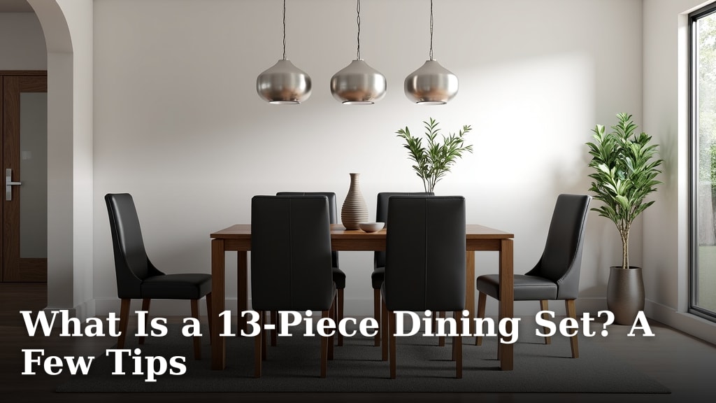 What Is a 13-Piece Dining Set? A Few Tips