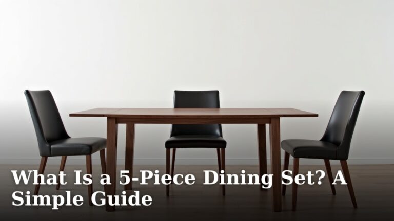 What Is a 5-Piece Dining Set? A Simple Guide
