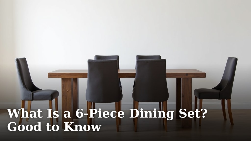 What Is a 6-Piece Dining Set? Good to Know