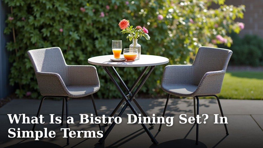 What Is a Bistro Dining Set? In Simple Terms