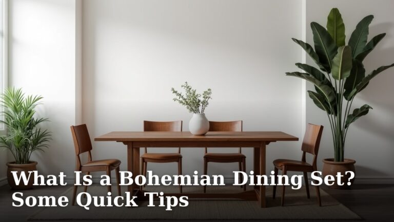 What Is a Bohemian Dining Set? Some Quick Tips