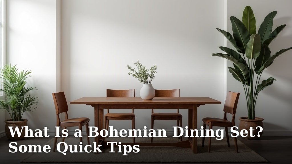 What Is a Bohemian Dining Set? Some Quick Tips