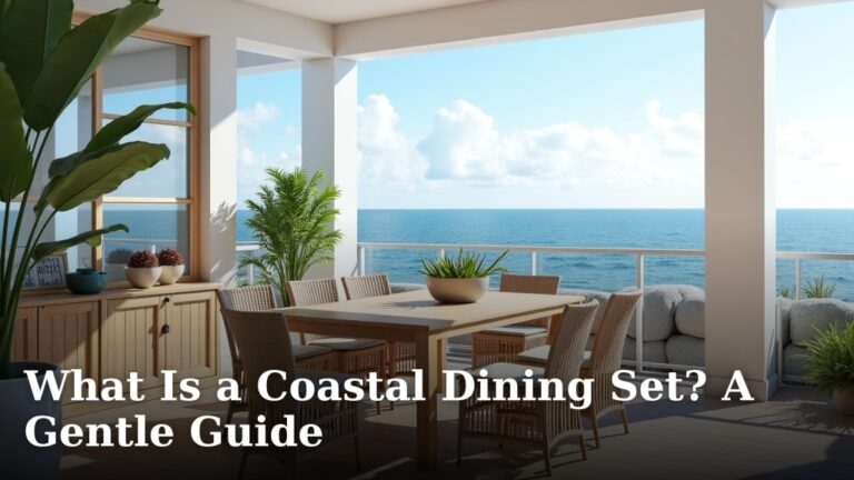 What Is a Coastal Dining Set? A Gentle Guide