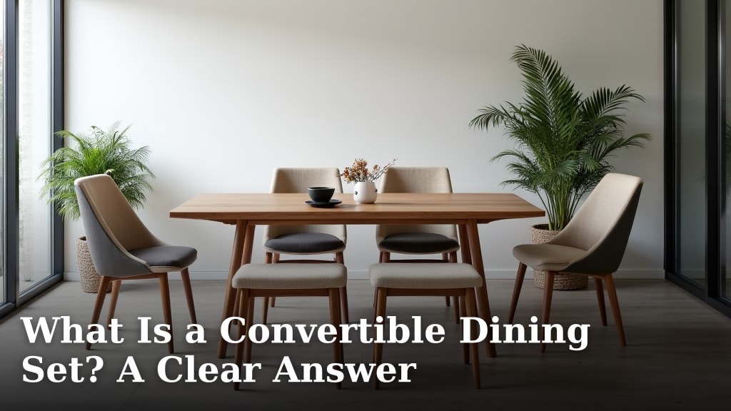 What Is a Convertible Dining Set? A Clear Answer