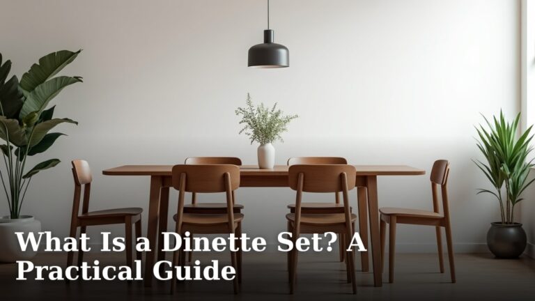 What Is a Dinette Set? A Practical Guide