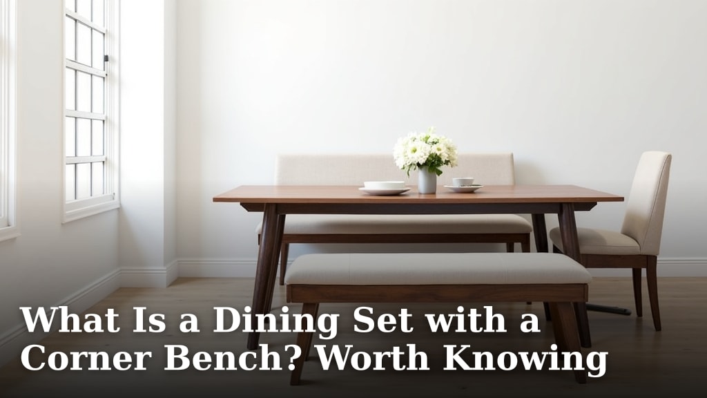 What Is a Dining Set with a Corner Bench? Worth Knowing