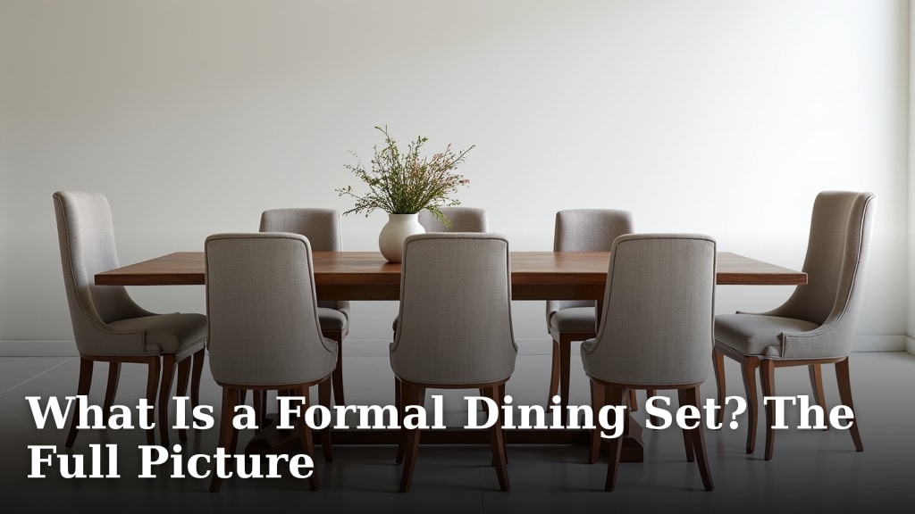 What Is a Formal Dining Set? The Full Picture