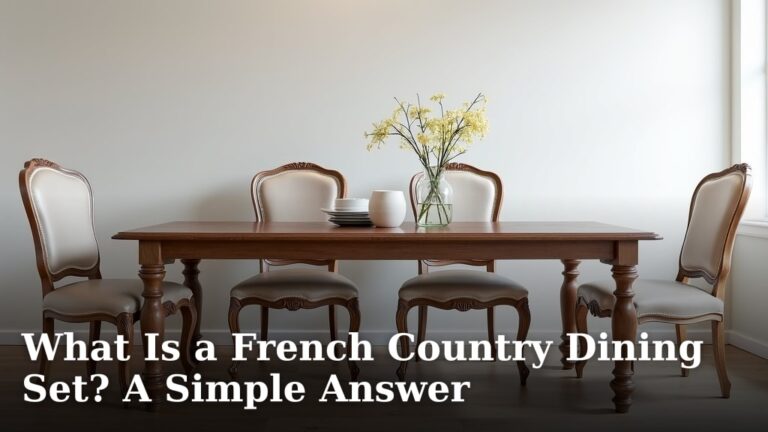 What Is a French Country Dining Set? A Simple Answer
