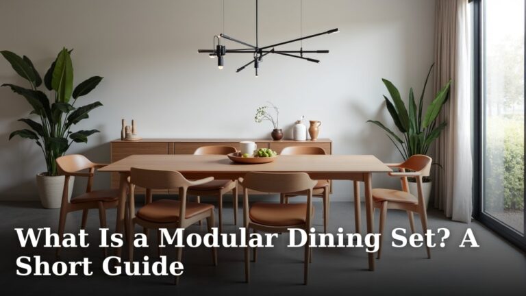 What Is a Modular Dining Set? A Short Guide