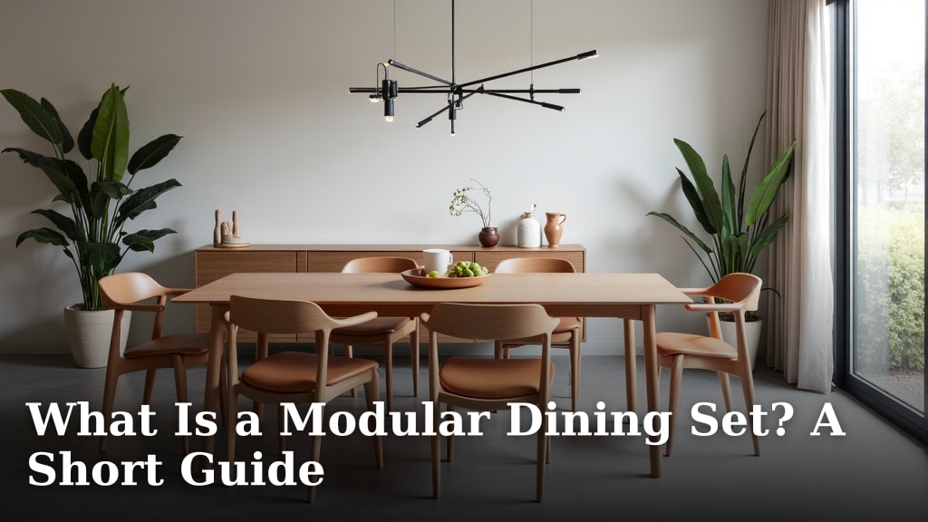 What Is a Modular Dining Set? A Short Guide