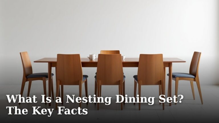 What Is a Nesting Dining Set? The Key Facts