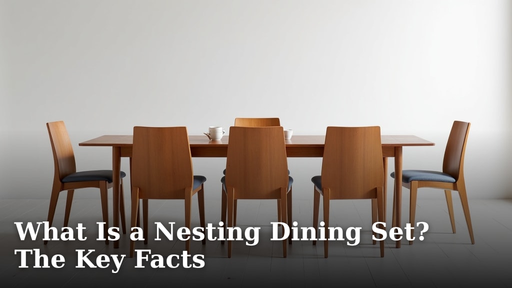 What Is a Nesting Dining Set? The Key Facts
