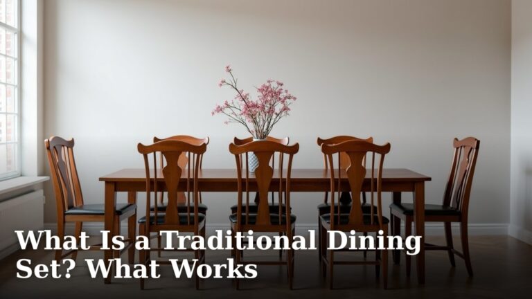 What Is a Traditional Dining Set? What Works
