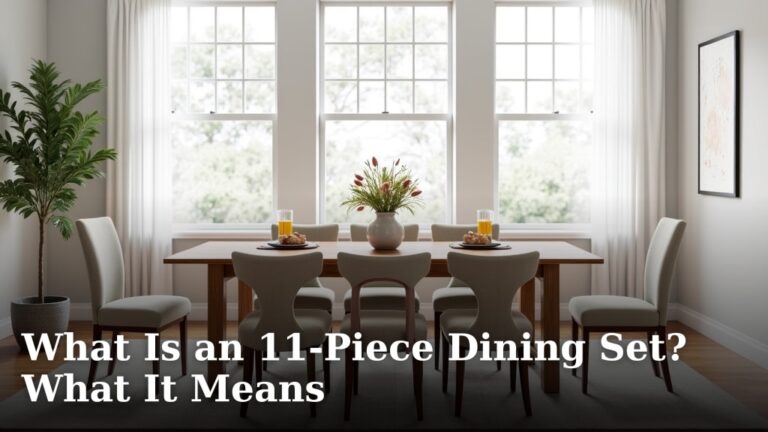 What Is an 11-Piece Dining Set? What It Means