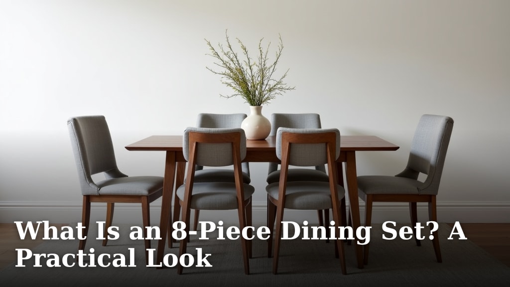 What Is an 8-Piece Dining Set? A Practical Look