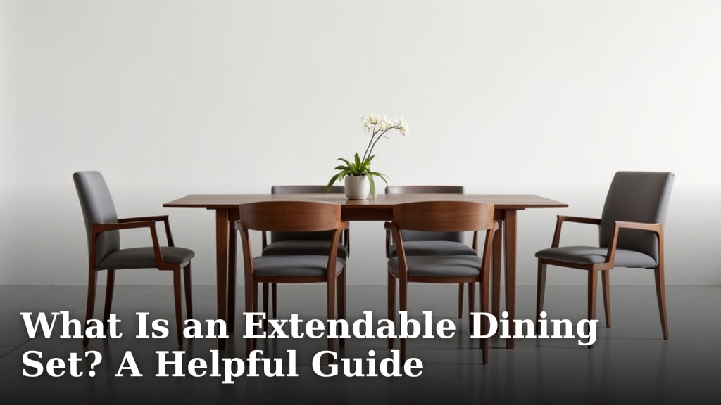 What Is an Extendable Dining Set? A Helpful Guide