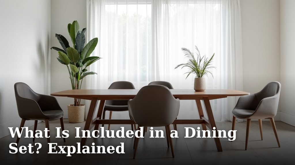 What Is Included in a Dining Set? Explained